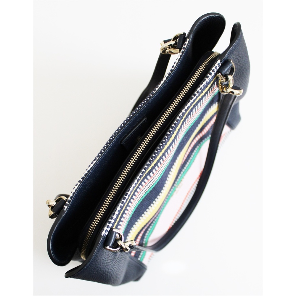 Authentic Kate Spade Jackson boardwalk stripe shoulder bag - Picture 4 of 10